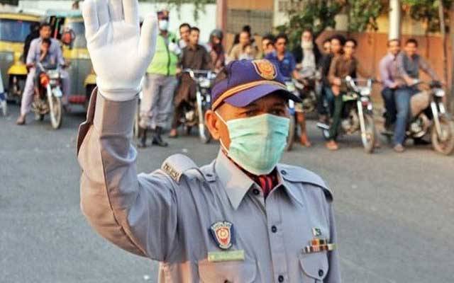 Traffic police. Chinese Traffic Police.