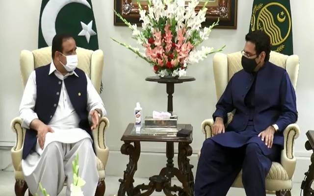 cm punjab and moonis elahi meeting