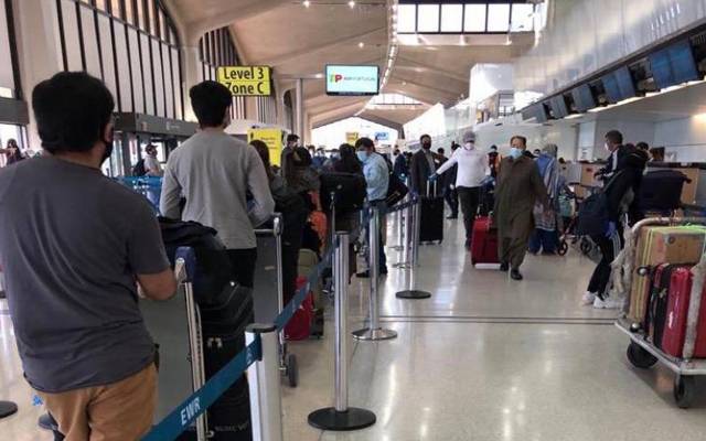 passengers on airport