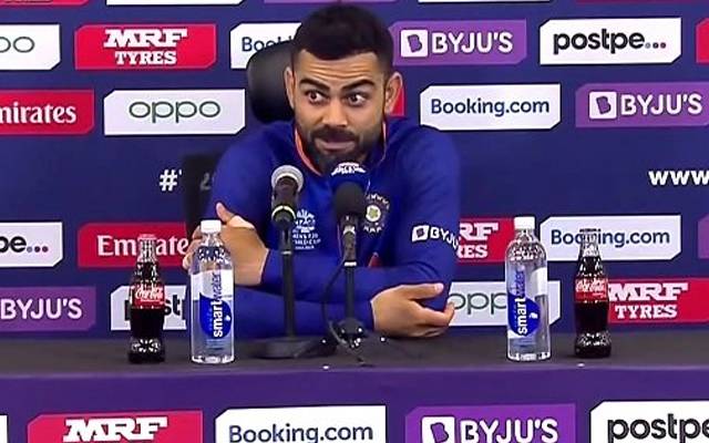 Virat Kohli Angry on