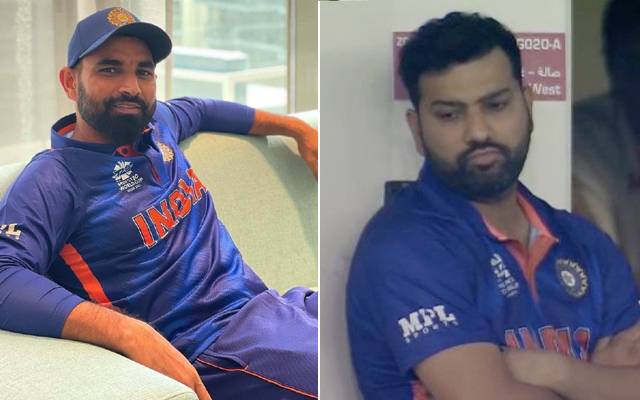 Rohit sharma and mohammad shami