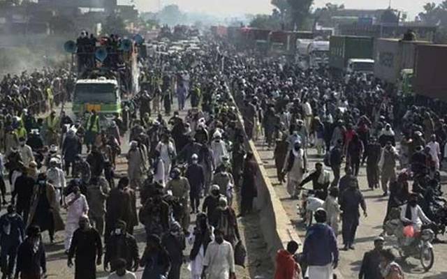 TLP protest