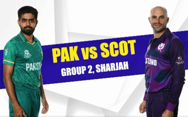 Pakistan vs Scotland match