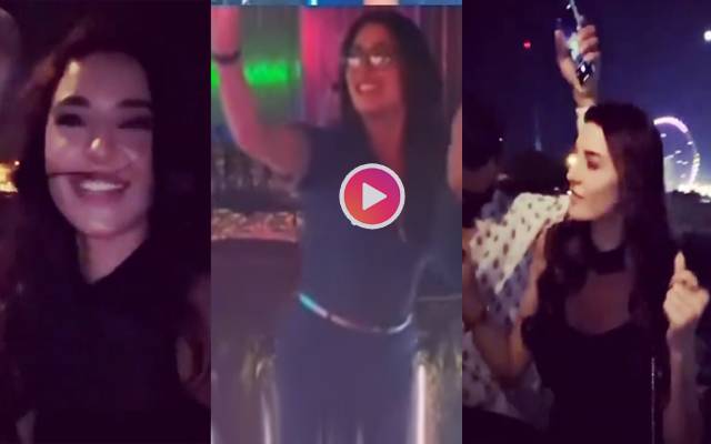 Mehwish Hayat,Sadia Khan dance