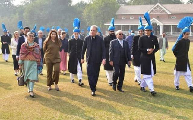 Shah Mehmood Qureshi visit Aitchison College