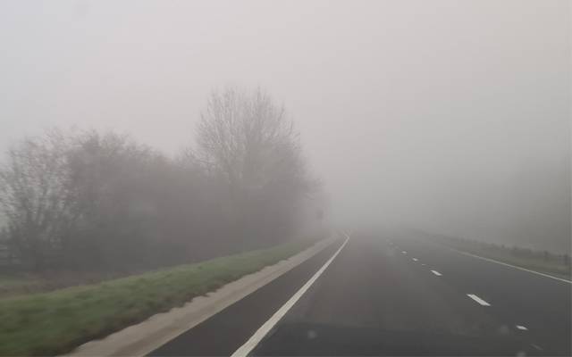 Motorway CLOSED due to FOG