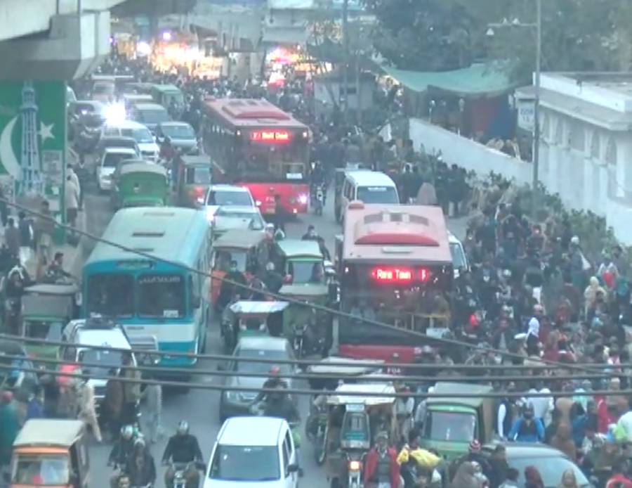 traffic jam Lahore