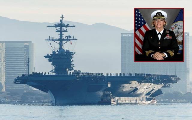 uss abraham lincoln & CO capt. amy