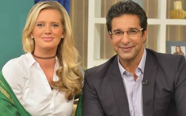 Waseem akram and shaniera akram