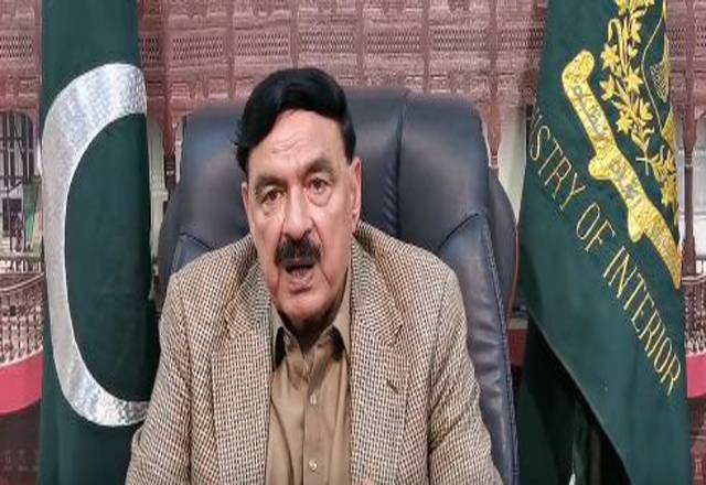 shiekh rasheed ahmad, federal minister interior