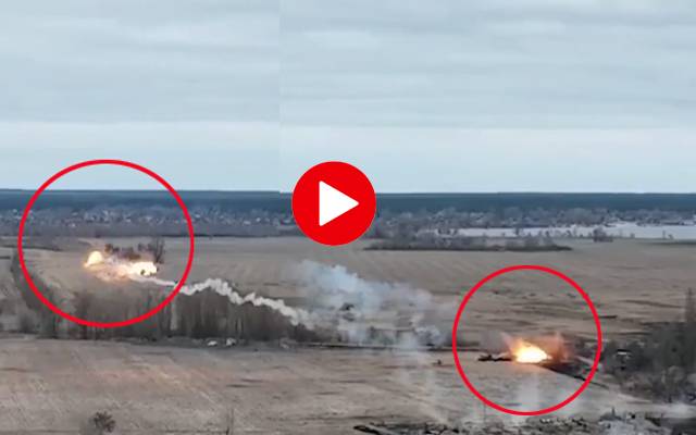 Russian helicopter shot down by missile