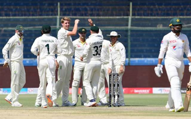 Pak Australia test match,