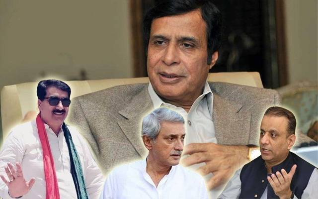 ch pervaiz elahi ghazanfar chheena jehangir tareen & abdul aleem kahn