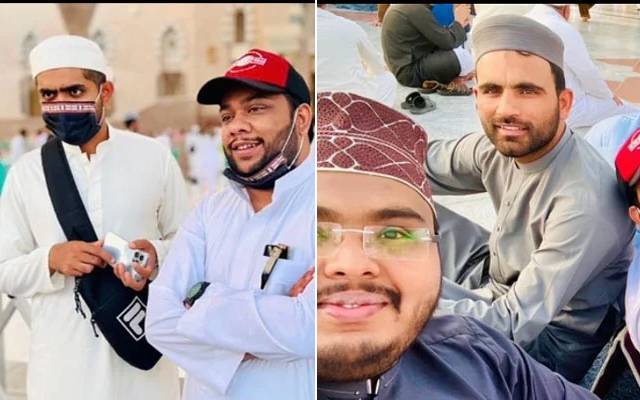 Babar azam,fakhar zaman,Saudia,for Umrah