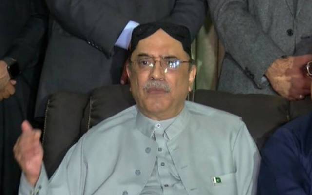 Asif ali zardari,address with workers