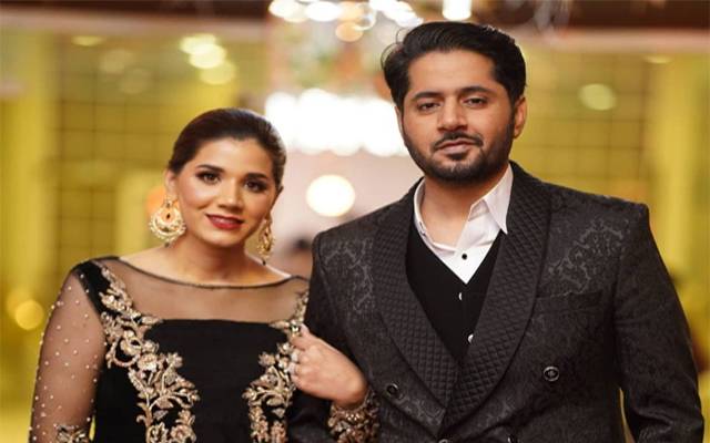 Imran Ashraf with his wife