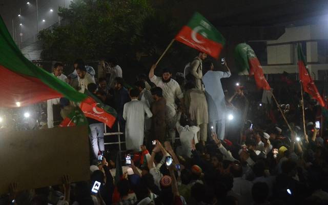 PTI protest in Karachi