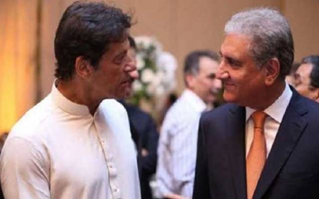 شاہ محمود قریشی نے عمران خان کی جگہ لے لی