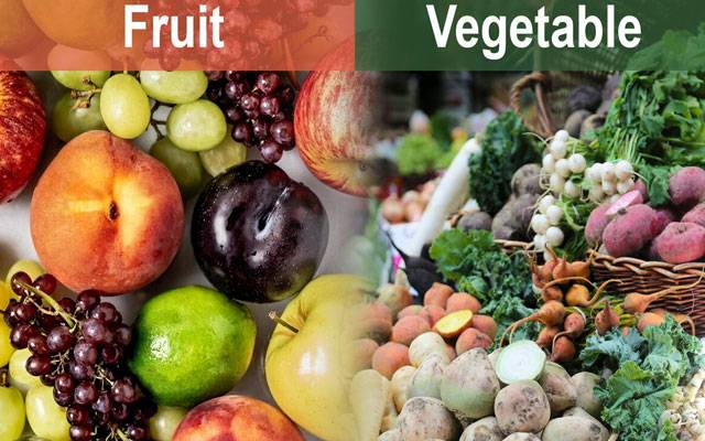 vegetables and fruit rates