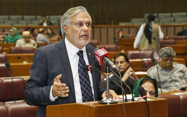 Ishaq Dar, Pakistan's financial condition is stable now, Senate of Pakistan, City42 