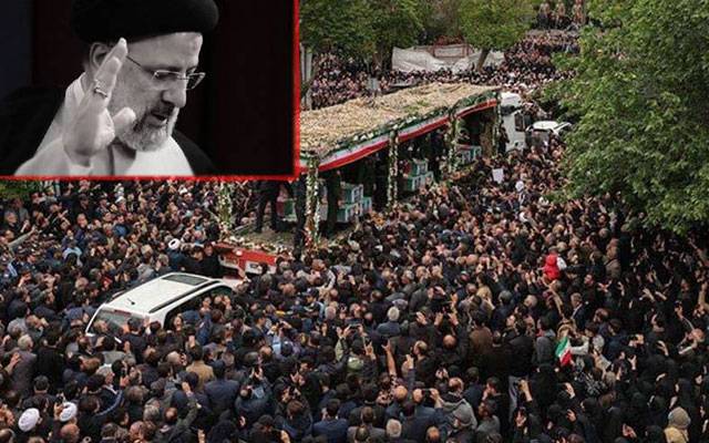 ایرانی صدر ابراہیم رئیسی کی نماز جنازہ ادا کردی گئی