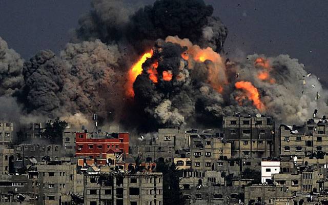 غزہ پر اسرائیلی جارحیت جاری ، 24 گھنٹوں کے دوران فضائی حملوں میں  مزید 50نہتے  فلسطینی شہید ہوگئے۔