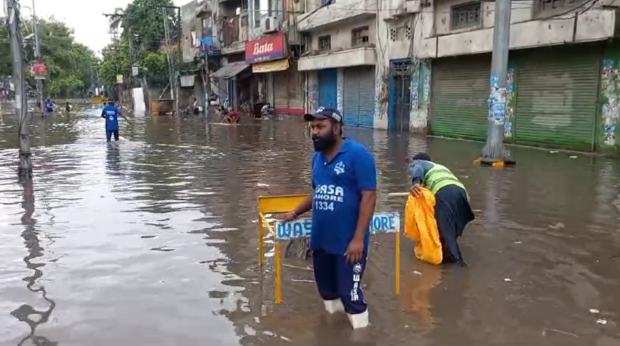 Lakshmi Chowk, City42, rain water disposal operation