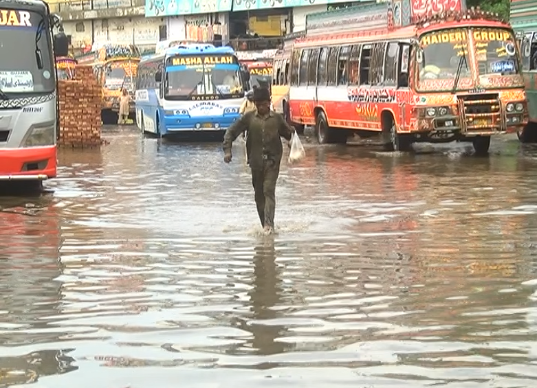 Badami Bagh Lari Ada Lahore, City42, rain water, Lahore rains, WASA 