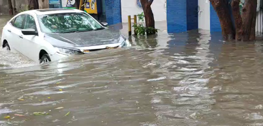 Lahore rain water hazard, City42 