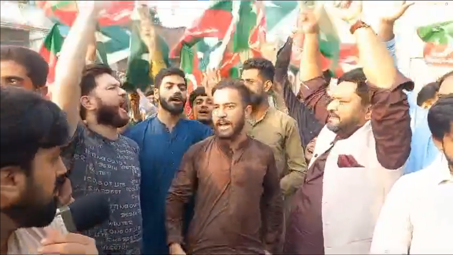 PTI protest, Garhi Shahoo PTI protest, Shahdara Protest, Pakistan Tahrik e Insaf, City42 