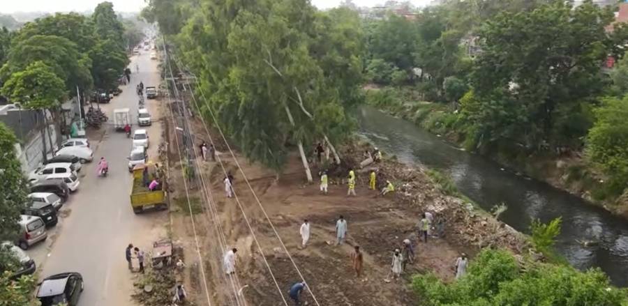  پی ایچ اے کا پیکو روڈ ستوکتلہ نالہ پر قائم تجاوزات کیخلاف آپریشن دوسرے مرحلہ میں داخل 