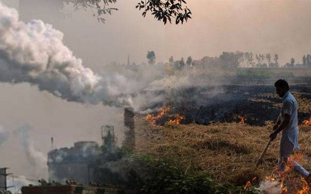 کنسٹرکشن میٹریل اور فصلوں کی باقیات جلانیوالے 105 افراد گرفتار 