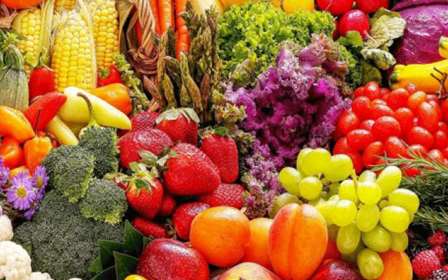 vegetables and fruit rates