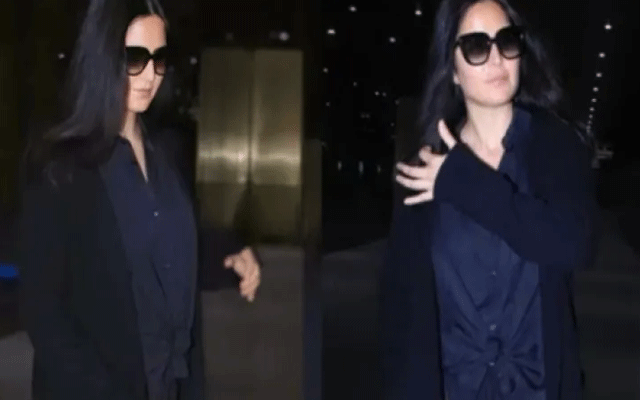 بالی ووڈ معروف اداکارہ کترینہ کیف لندن میں طویل قیام کے بعد واپس بھارت پہنچ گئیں۔