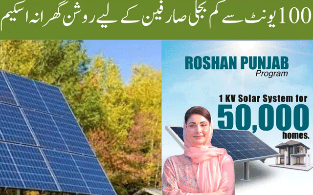 Roshan Gharana Scheme, City42, Punjab Government, Protected Consumers, Electricity consumption, 